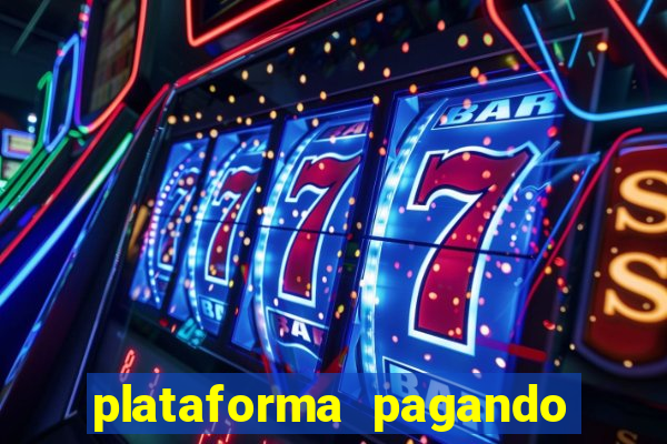 plataforma pagando no cadastro